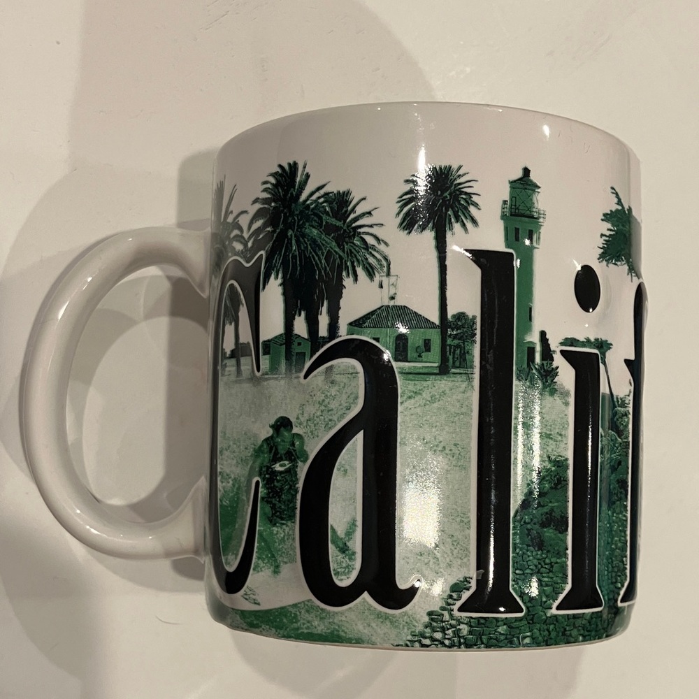 Ceramic California Scenes Mug